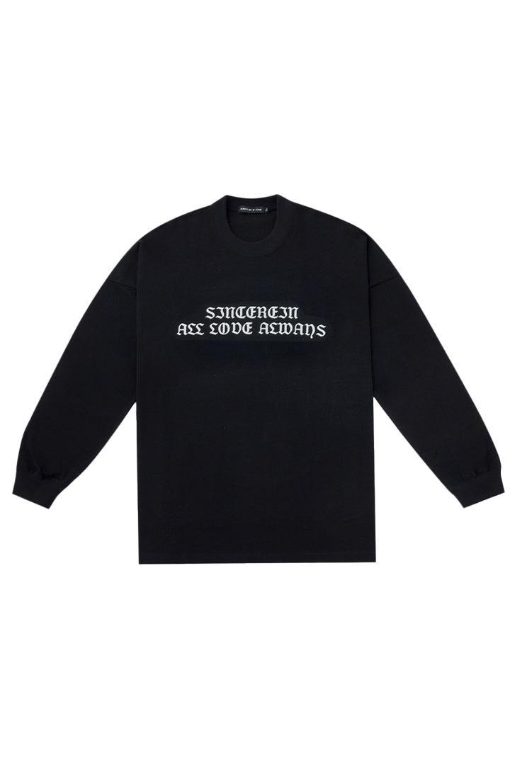 ALL LOVE ALWAYS DROP SHOULDER L/S TEE