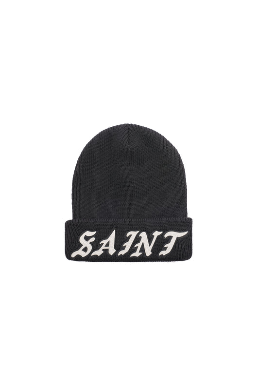 KNIT CAP/SAINT/BLACK