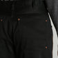 LEATHER COMB. DOUBLE KNEE PANTS
