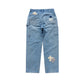 3D cross knit Denim