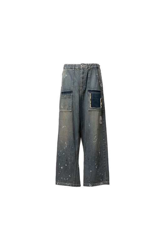 STRIPE DENIM BUSH PT