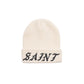 KNIT CAP/SAINT/WHITE
