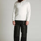 LEATHER COMB. DOUBLE KNEE PANTS