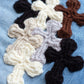 3D cross knit Denim