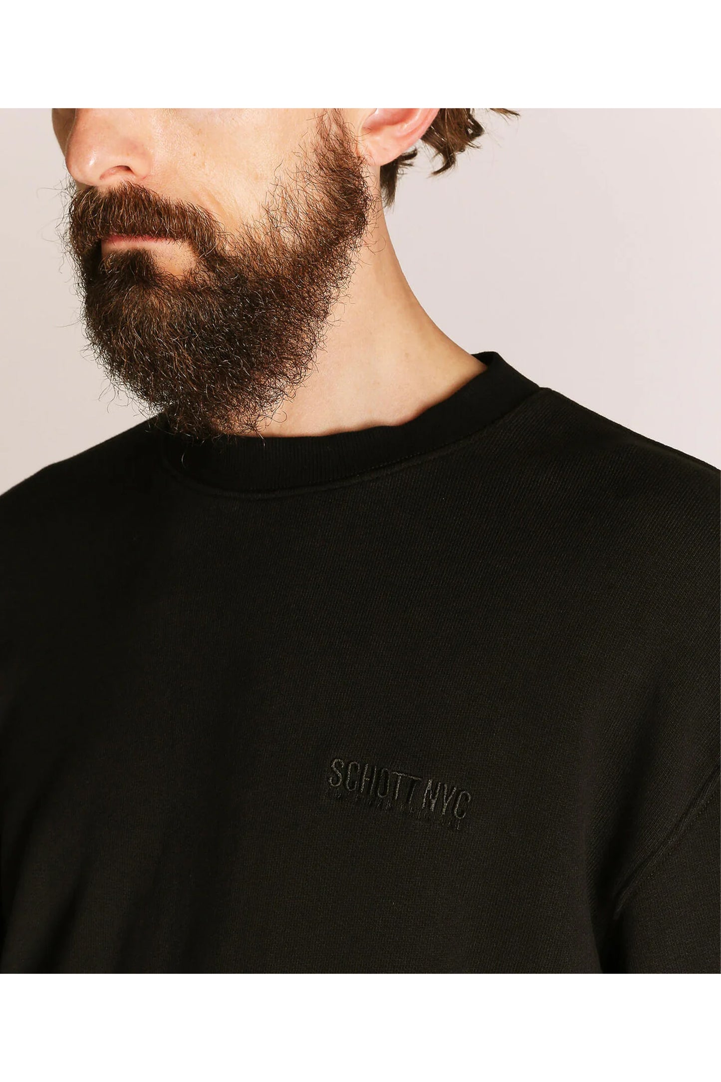 LEATHER ELBOW PATCH SWEAT