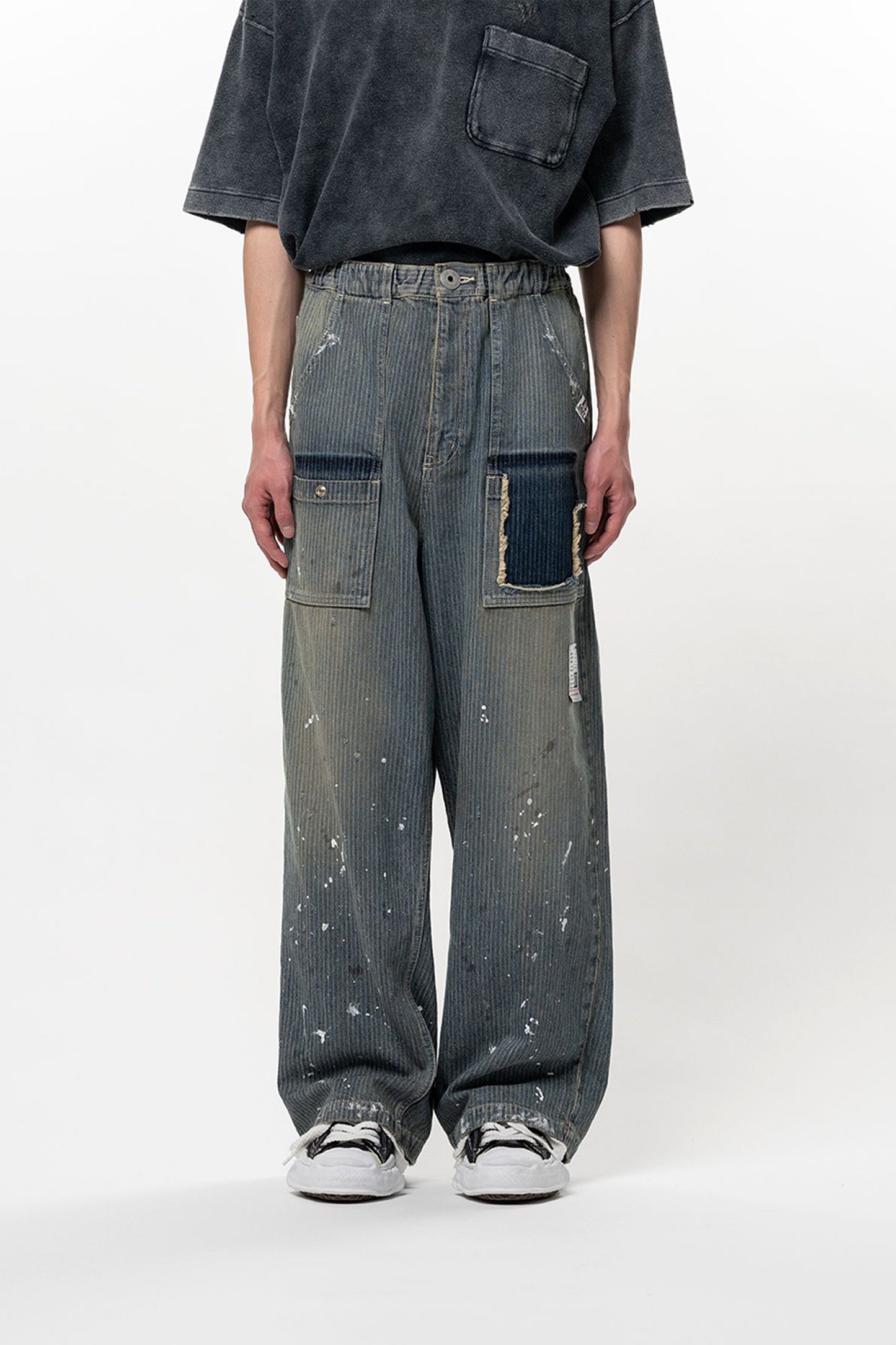STRIPE DENIM BUSH PT
