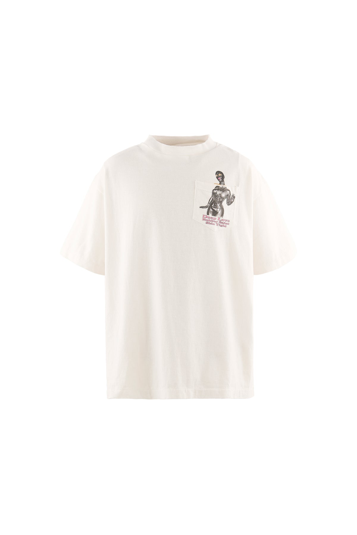 SS T-SHIRT/POCKET/WHITE