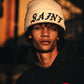 KNIT CAP/SAINT/WHITE