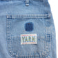 3D cross knit Denim