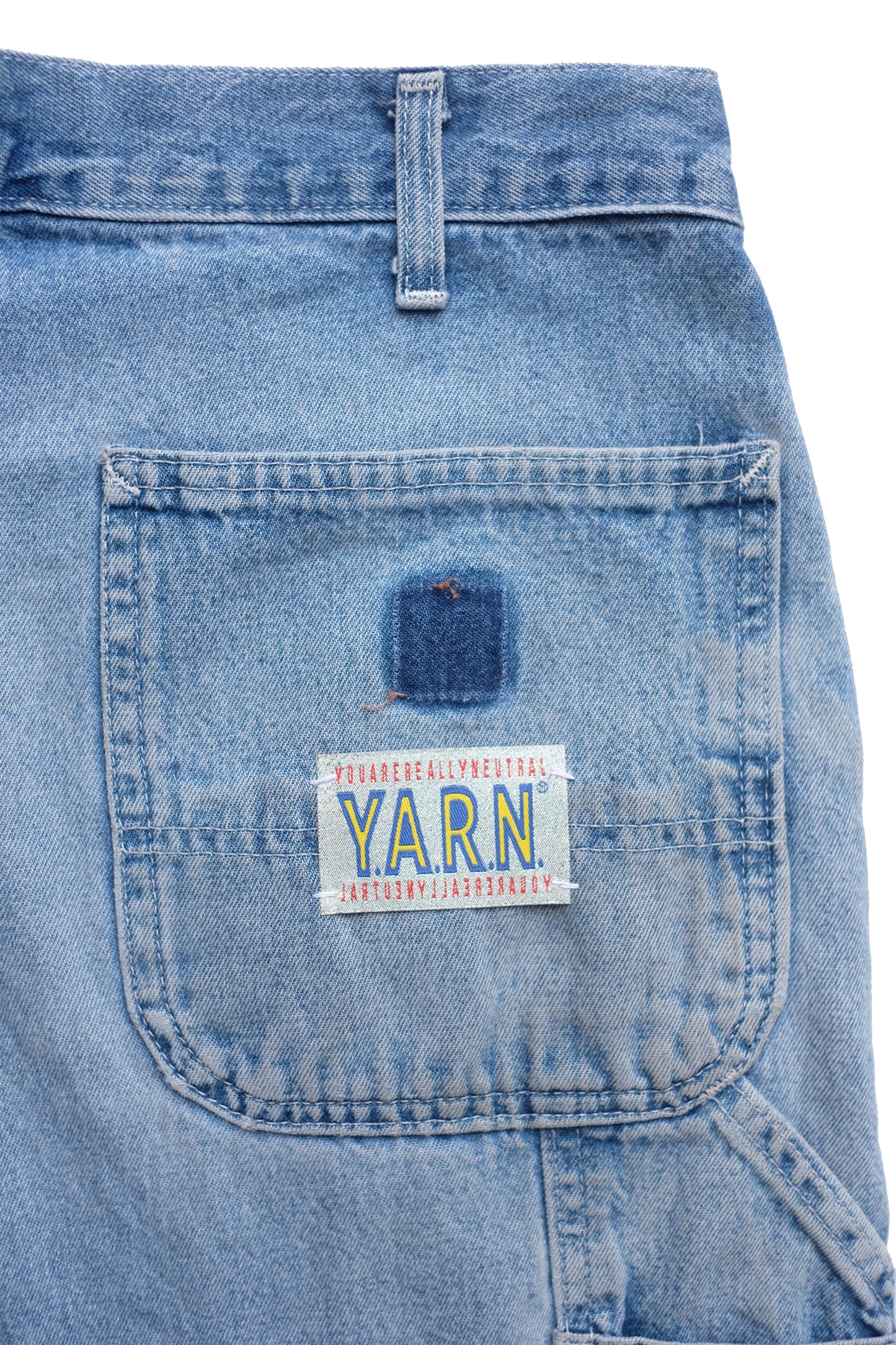 3D cross knit Denim