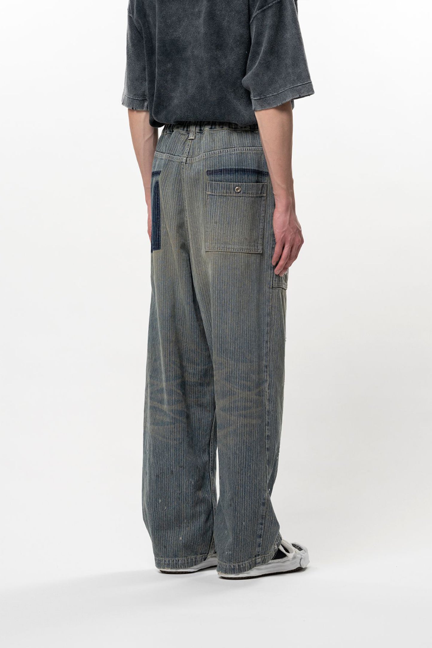 STRIPE DENIM BUSH PT