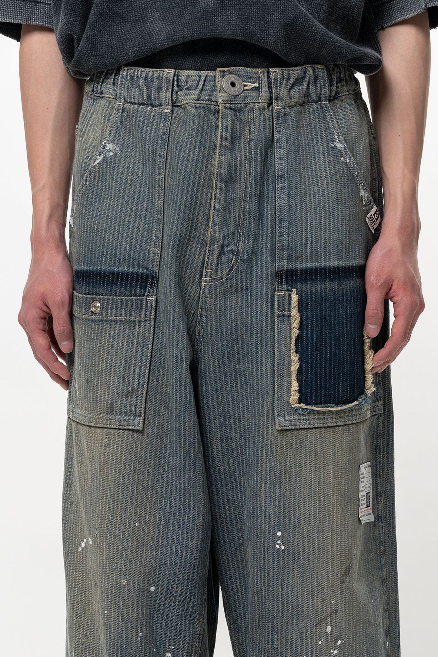 STRIPE DENIM BUSH PT
