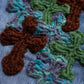 3D cross knit Denim