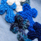 3D cross knit Denim