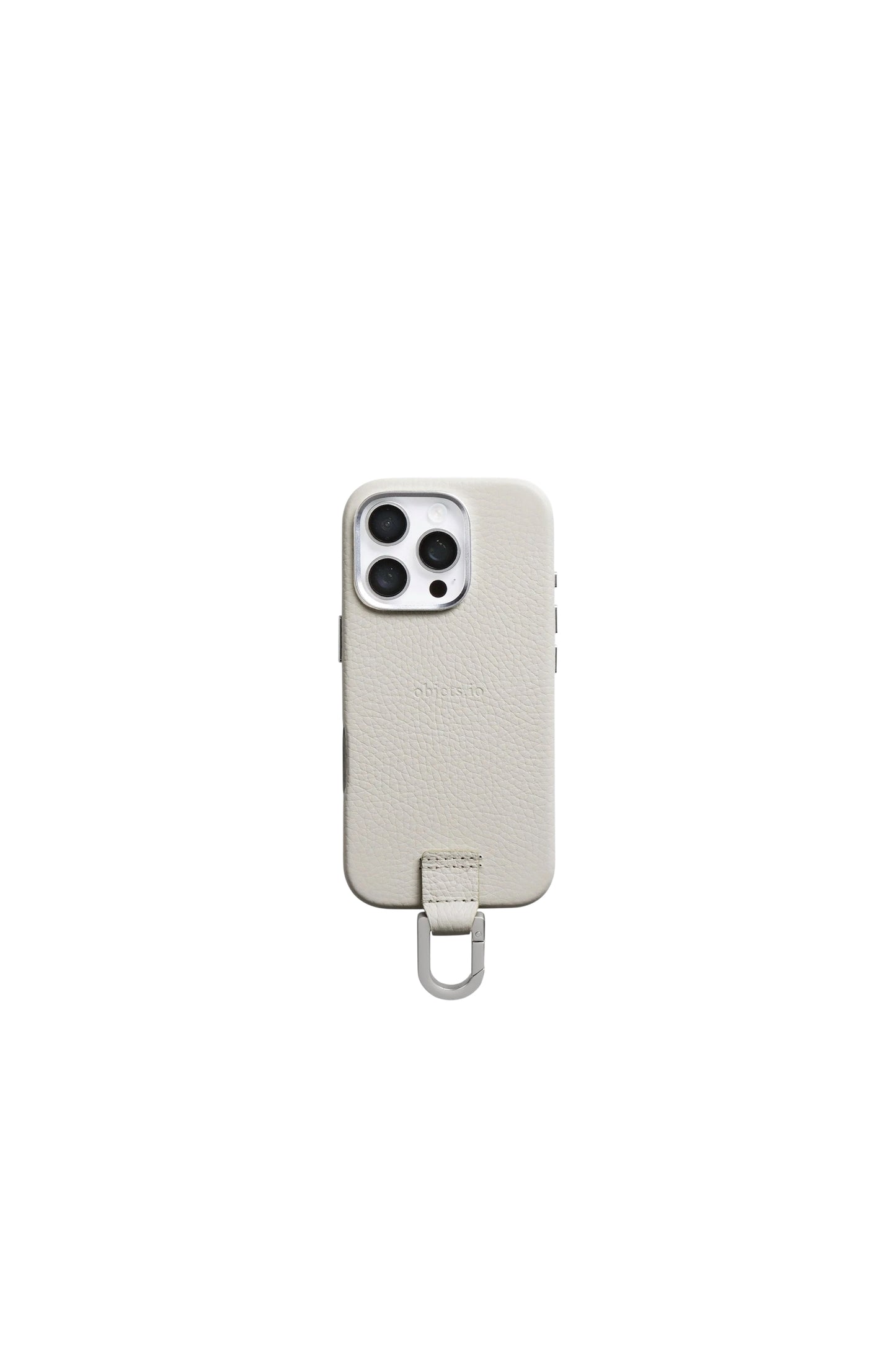 iPhone カラビナレザーケース【17. 16. 15】/ Marshmallow