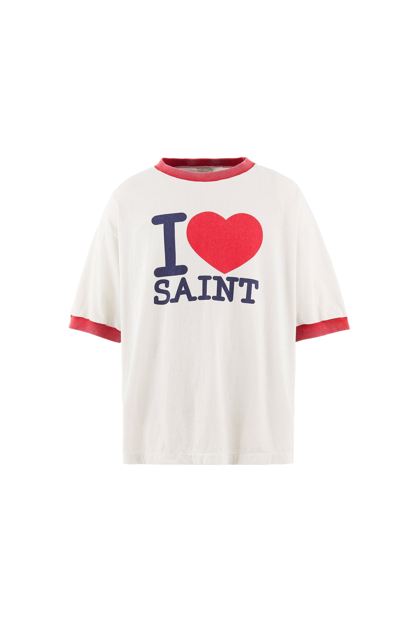 SS T-SHIRT/I LOVE SAINT/WHITE