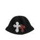 3D cross knit hat