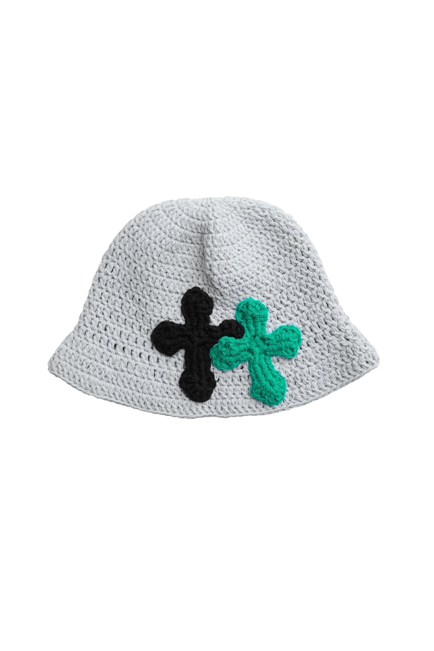 3D cross knit hat