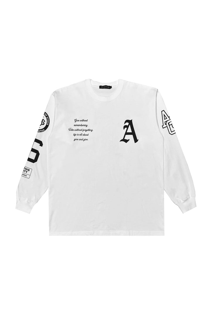 Varsity designed supima L/S TEE