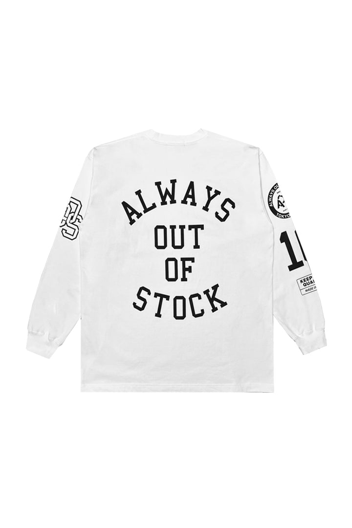 Varsity designed supima L/S TEE