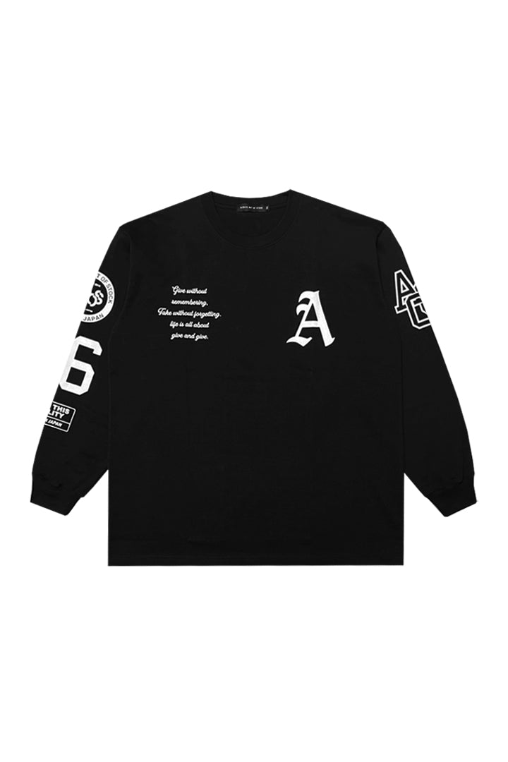 Varsity designed supima L/S TEE