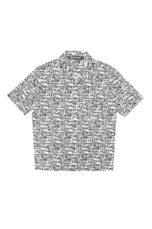 Off-White c/o Virgil Abloh Graffiti Layers Slim T-shirt In Black/white for  Men