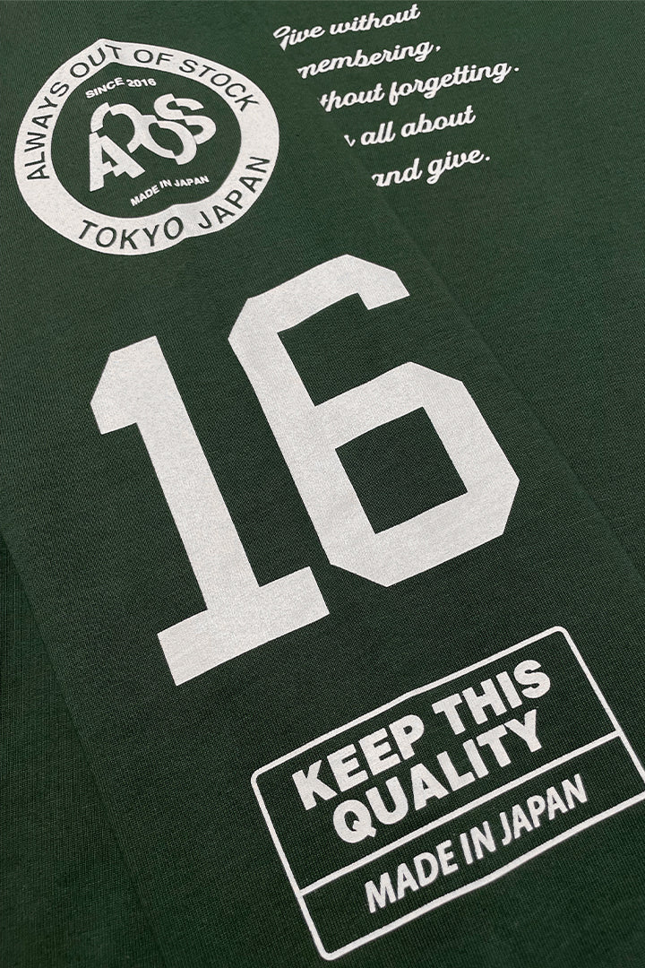 Varsity designed supima L/S TEE