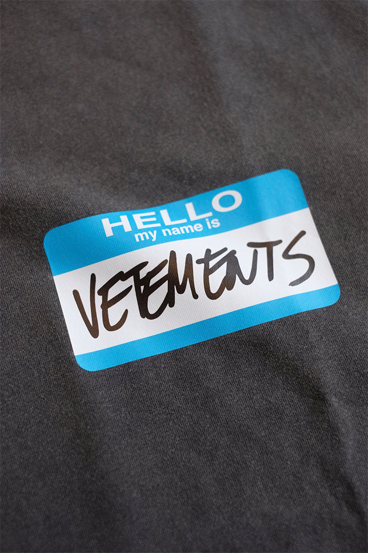 MY NAME IS VETEMENTS FADED T-SHIRT