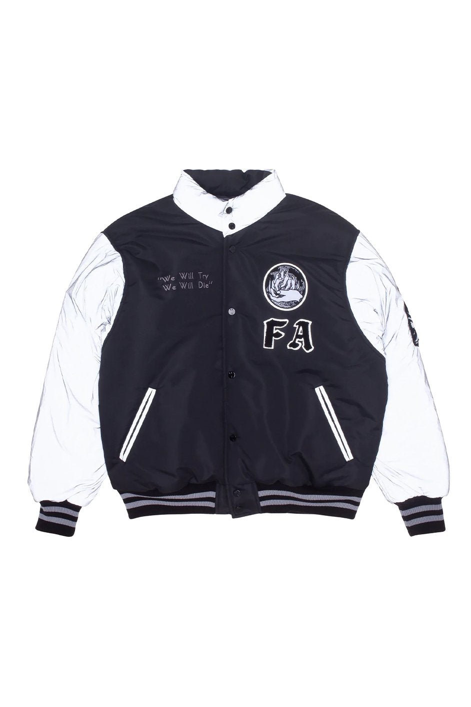 Refflective Varsity Puffer