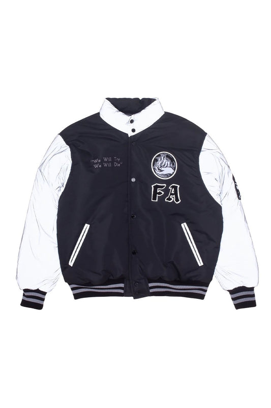 Refflective Varsity Puffer