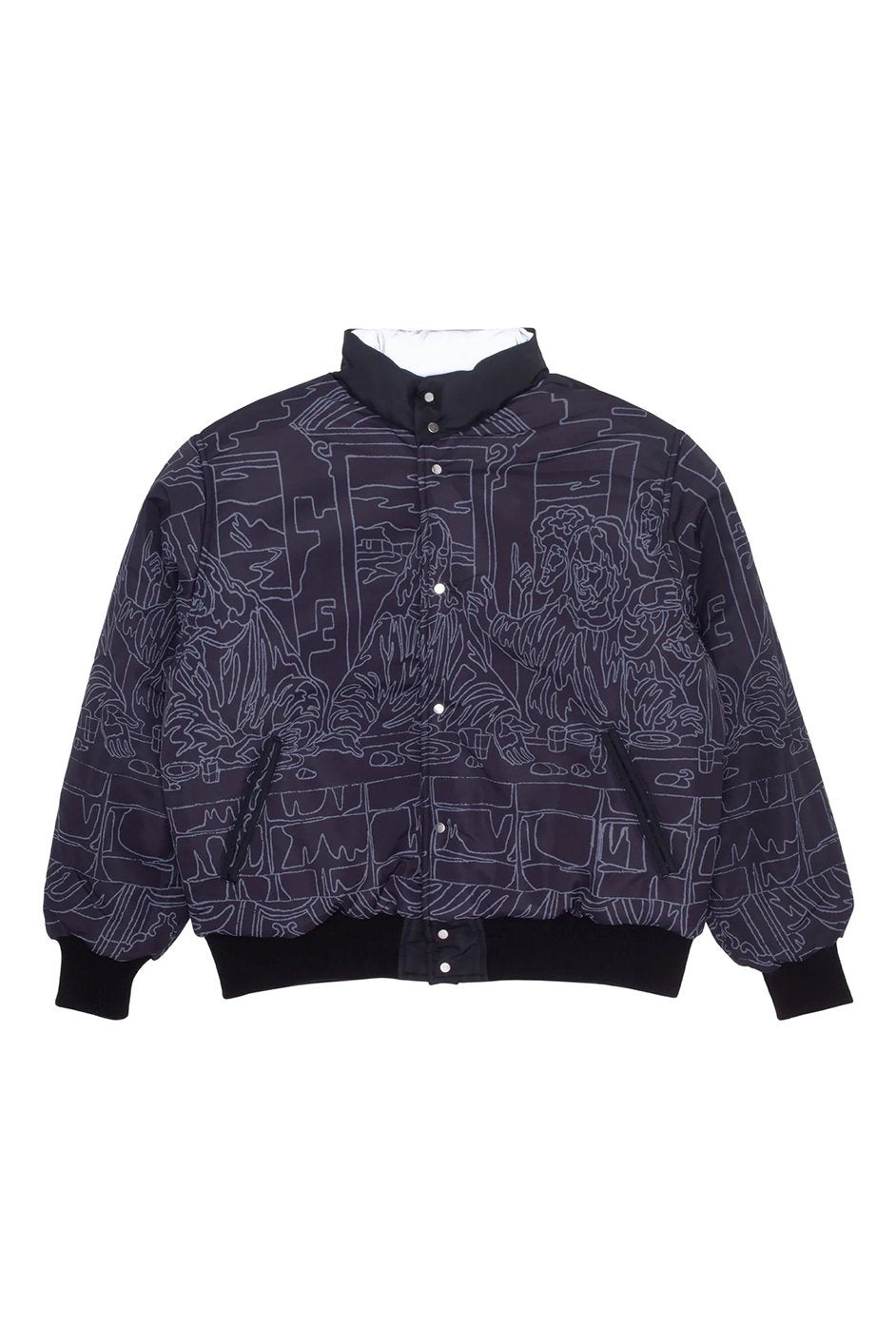 Refflective Varsity Puffer