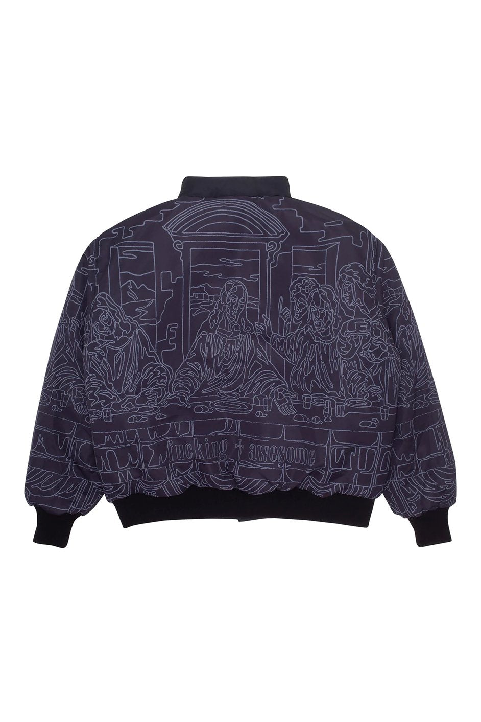 Refflective Varsity Puffer