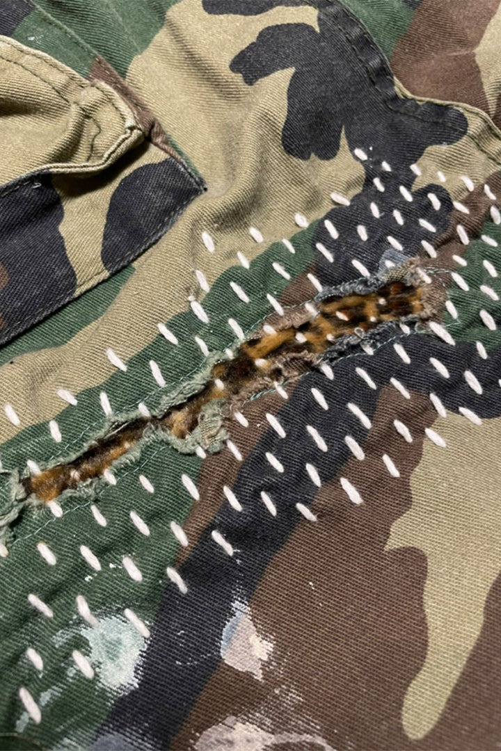 DAMAGE CAMO SHORT PANTS – elephants